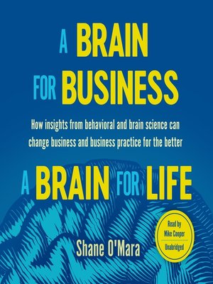 cover image of A Brain for Business–A Brain for Life